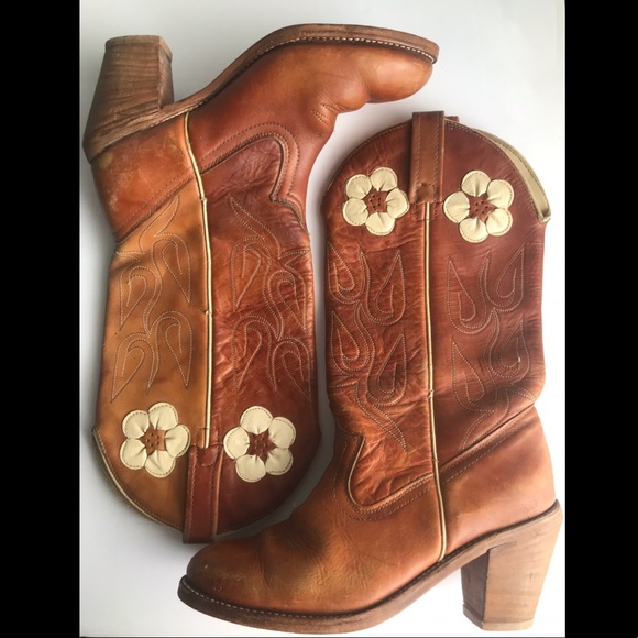 vintage acme cowboy boots